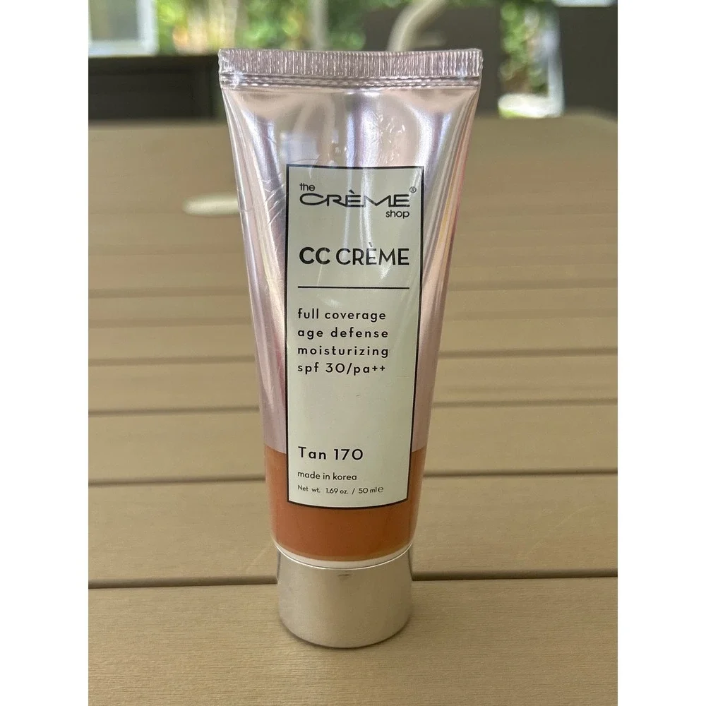 The‎ Crème Shop CC Crème Full Coverage Age Defense SPF 30 Tan 170